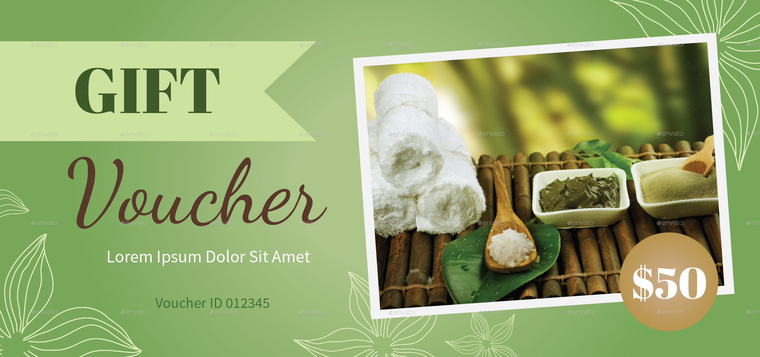 Spa Voucher, Print Templates GraphicRiver